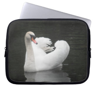 Laptop Sleeve Swan Swimming