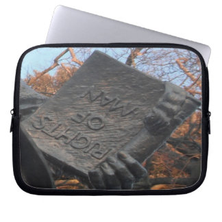 Laptop Sleeve The Rights Of Man Held By Thom Paine