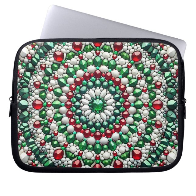 Laptop Sleeve with Italian Colors Design (Front)