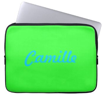 Laptop Sleeve With Name by 4aapjes at Zazzle