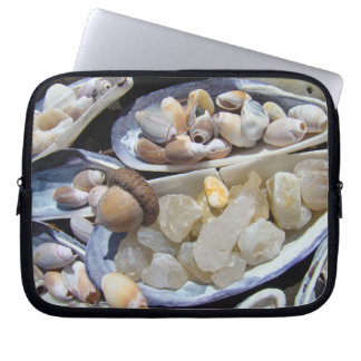 Laptop sleeves Agate rock Collector Seashell Acorn
