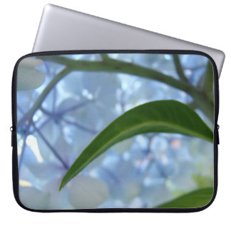 Laptop Sleeves Blue Hydrangea Flowers