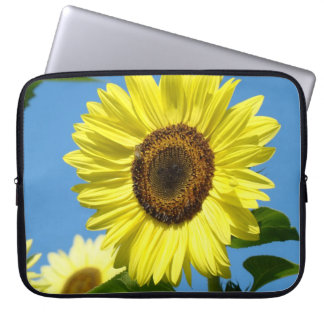 Laptop Sleeves Blue Sky Yellow Sunflowers Floral