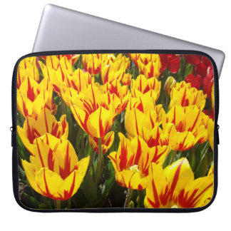 Laptop Sleeves nature Floral Yellow Tulip Flowers