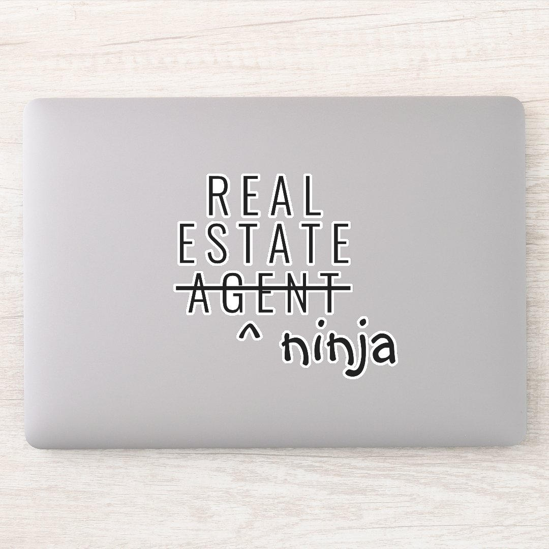 Laptop Sticker for Realtors Zazzle