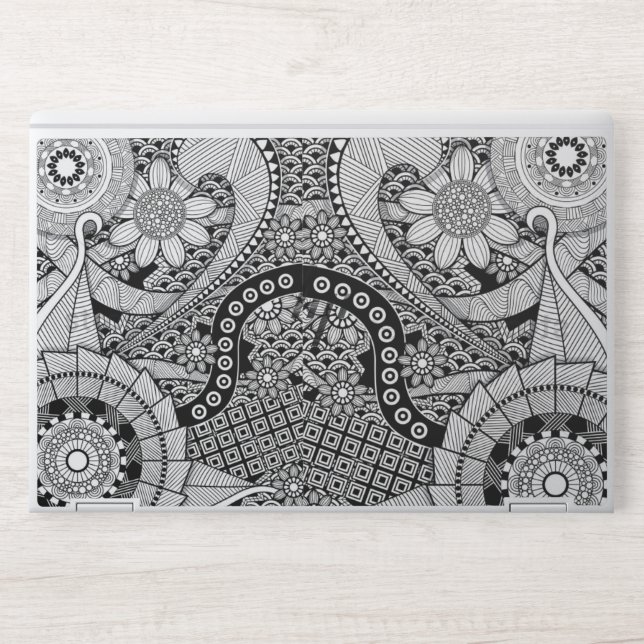 laptop sticker hp probook skin (Front)