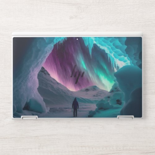 Laptop sticker ice grotto under the polar light HP laptop skin