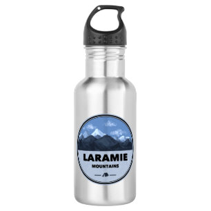 Laramie Mountains Wyoming Colorado Camping Stainless Steel Water Bottle