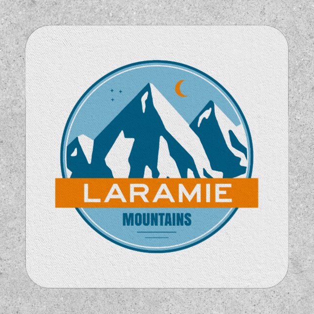 Laramie Mountains Wyoming Stars Moon Patch (Front)