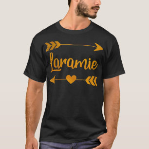 LARAMIE WY WYOMING Funny City Home Roots USA Women T-Shirt