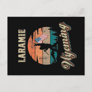 Laramie Wyoming Postcard