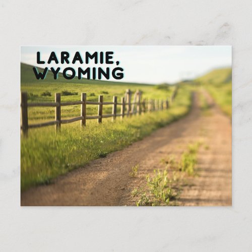 Laramie Wyoming Postcard