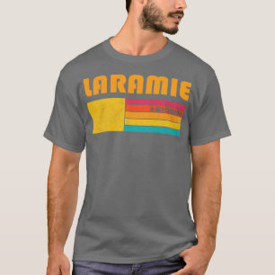 Laramie Wyoming Vintage Distressed Souvenir T-Shirt