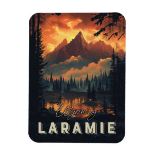 Laramie Wyoming Vintage  Magnet