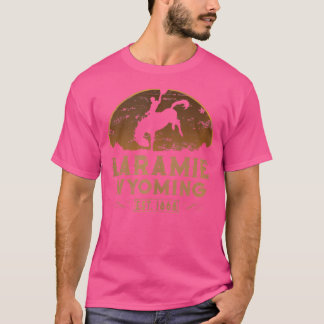 Laramie Wyoming Wy Wild West Rodeo Cowboy T-Shirt