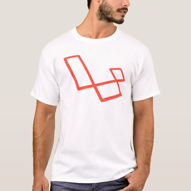 Laravel Framework Men Basic T-SHirt (Front)
