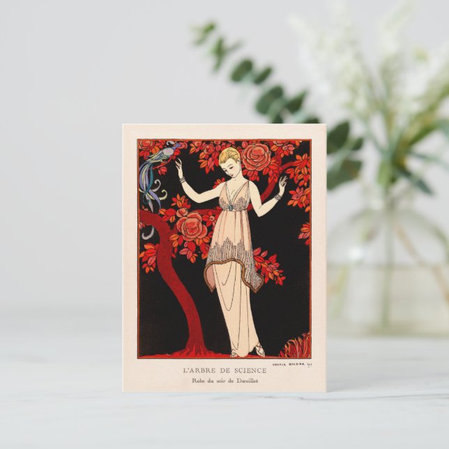 L'Arbre de science by George Barbier Postcard (Standing Front)