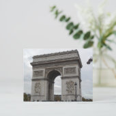L'Arc De Triomphe Paris France Postcard (Standing Front)