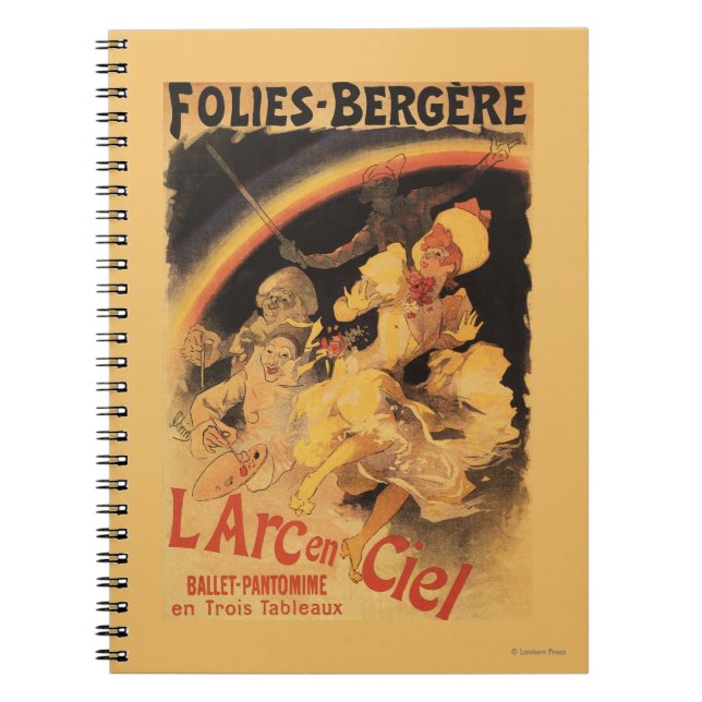 L'Arc-en-Ciel Ballet at Folies-Bergere Notebook (Front)