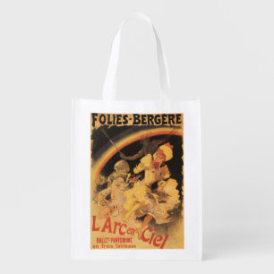 L'Arc-en-Ciel Ballet at Folies-Bergere Reusable Grocery Bag