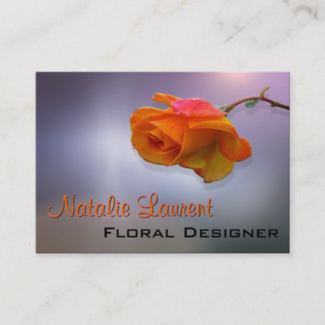 Larcella Rose Professional 3.5" x 2.5" Business Card (Front)