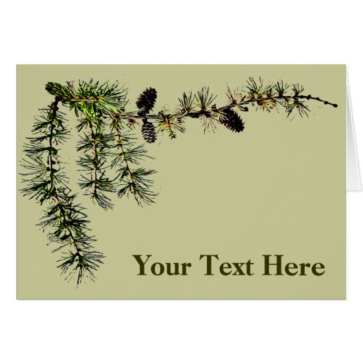 Larch Branch Cards (Front Horizontal)