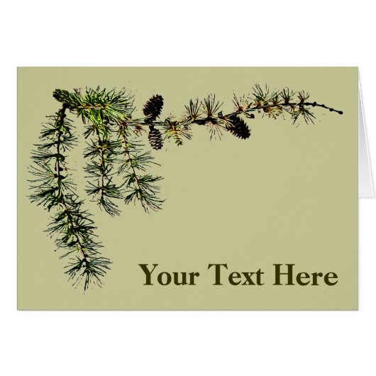 Larch Branch Cards (Front Horizontal)