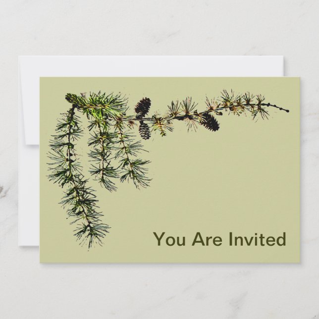 Larch Branch Invitation (Front)