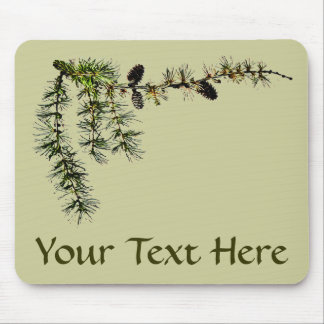 Larch Branch Mouse Pad