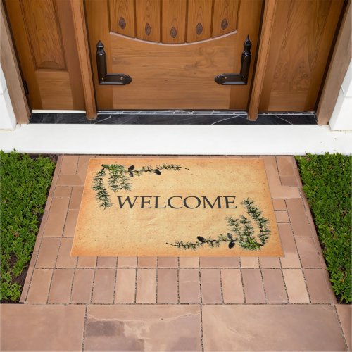 Larch Branches _ Welcome Doormat