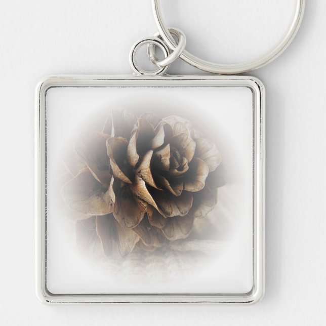 Larch Cone Keychain (Front)