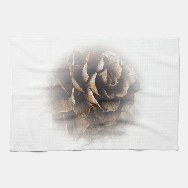 Larch Cone Kitchen Towel (Horizontal)