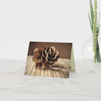 Larch Cone Thank You by Bebops at Zazzle