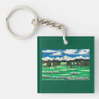Larch Creek Meadow Pillow Keychain