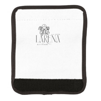 LARENA Artflow – Floral Logo Emblem Luggage Handle Wrap