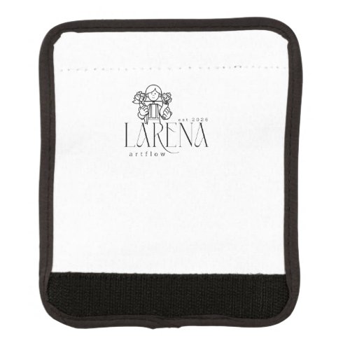 LARENA Artflow – Floral Logo Emblem Luggage Handle Wrap