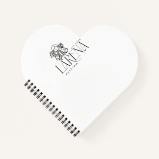LARENA Artflow – Floral Logo Emblem Notebook