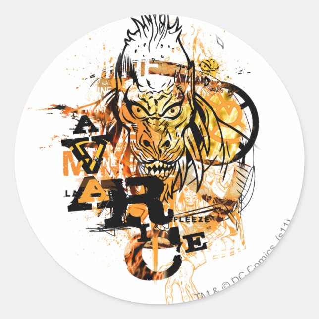 Larfleeze - Agent Orange 11 Classic Round Sticker (Front)
