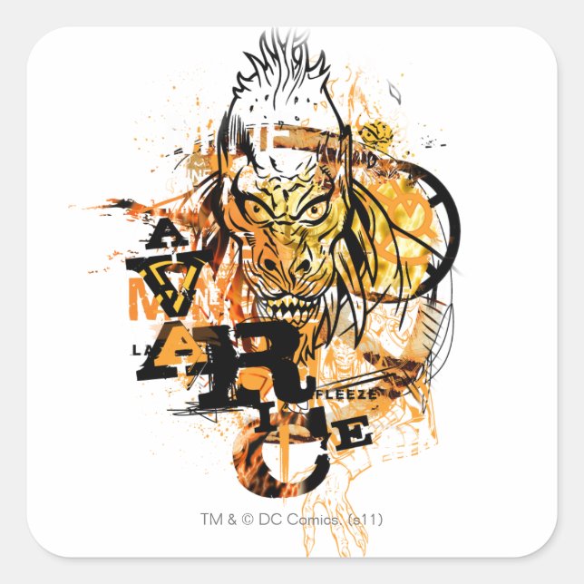 Larfleeze - Agent Orange 11 Square Sticker (Front)