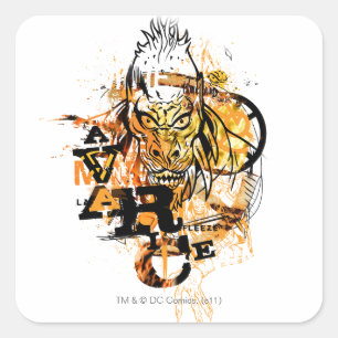 Larfleeze - Agent Orange 11 Square Sticker
