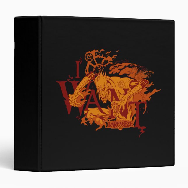 Larfleeze - Agent Orange 12 3 Ring Binder (Front/Spine)
