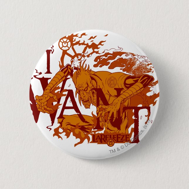 Larfleeze - Agent Orange 12 Pinback Button (Front)