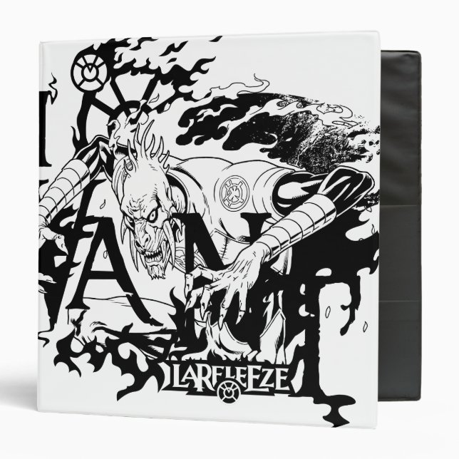 Larfleeze - Agent Orange 13 3 Ring Binder (Front/Inside)