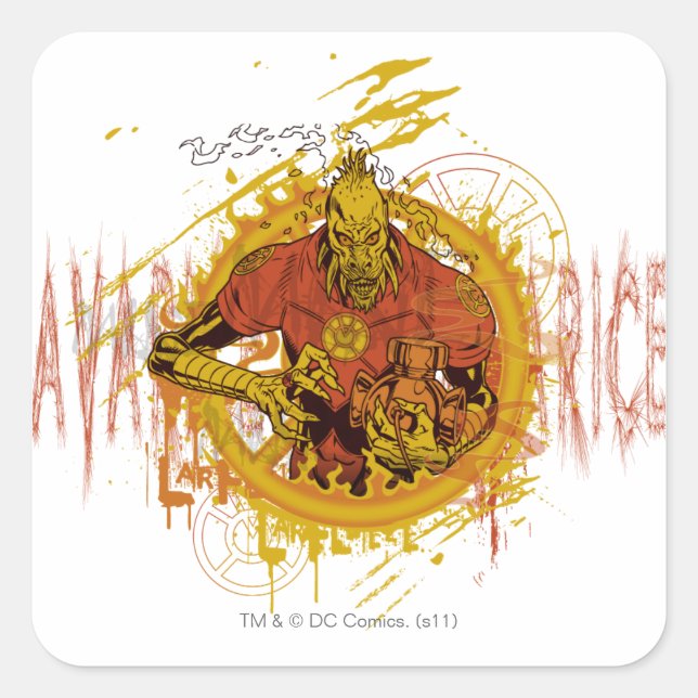 Larfleeze - Agent Orange 14 Square Sticker (Front)