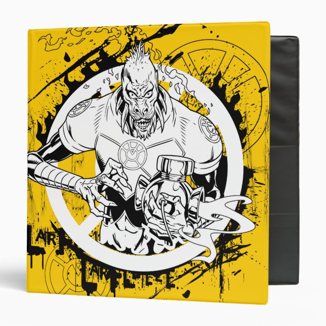 Larfleeze - Agent Orange 15 3 Ring Binder (Front/Inside)