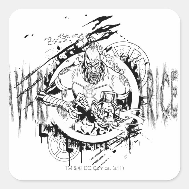 Larfleeze - Agent Orange 15 Square Sticker (Front)