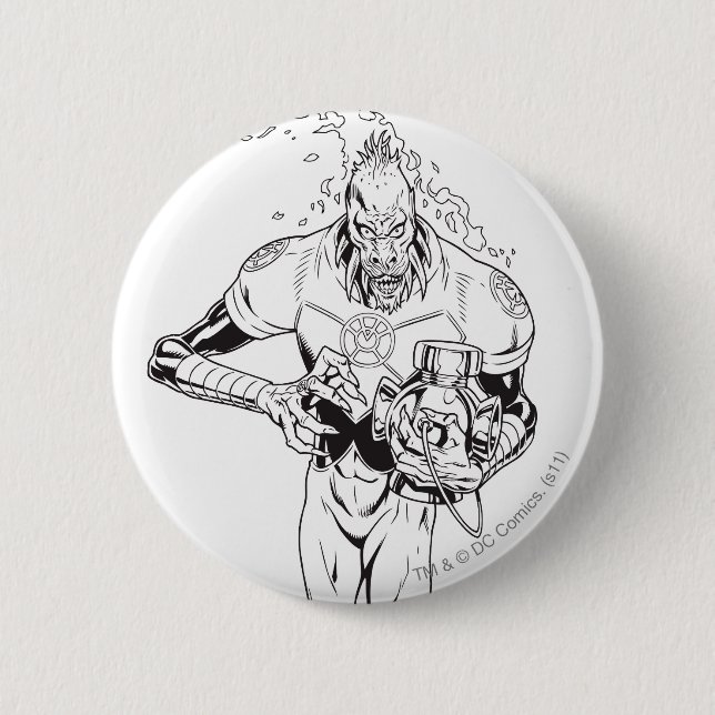 Larfleeze - Agent Orange 6 Button (Front)