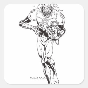 Larfleeze - Agent Orange 6 Square Sticker