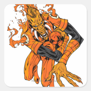 Larfleeze - Agent Orange 7 Square Sticker