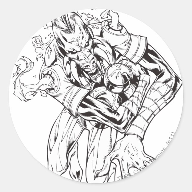 Larfleeze - Agent Orange 9 Classic Round Sticker (Front)